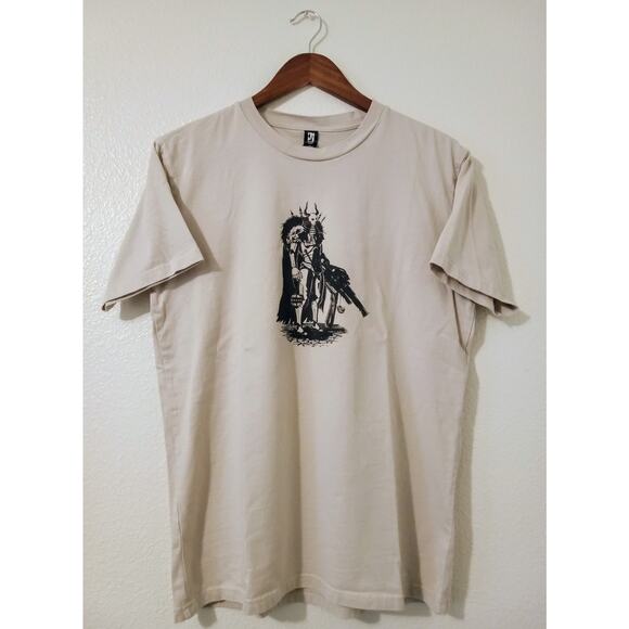 Sleep Token The Summoning Graphic T-Shirt Tan Size M Band Logo Back - Picture 1 of 4